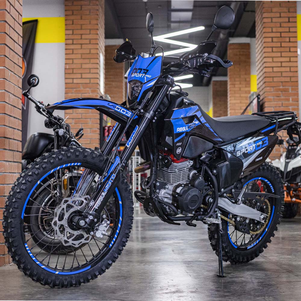 Мотоцикл Regulmoto Sport-003 PR PRO 300 (4 valves) 5 передач (черный/синий, 300806-3 )