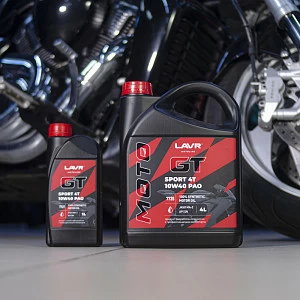 LAVR MOTO Моторное масло GT SPORT 4T 10W-40, 1 л