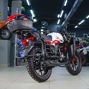 Мотоцикл дорожный ROCKOT QUEST 150 (белый/красный глянцевый, ЭПТС)