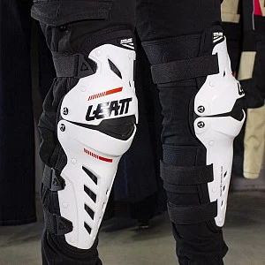 Защита коленей Leatt Dual Axis (бел, XXL)