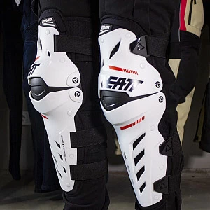 Защита коленей Leatt Dual Axis (бел, XXL)