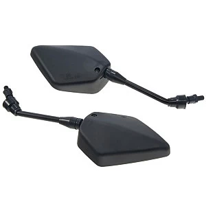 Зеркала мото (пара) SMP-044 прав. резьба M8 черные  SM-PARTS