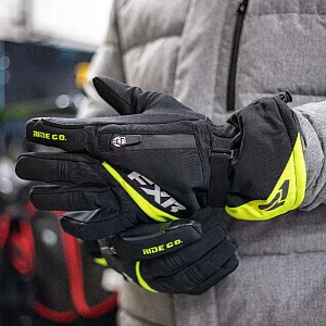 Перчатки для снегохода FXR Fuel #4 (кисл зел, S)
