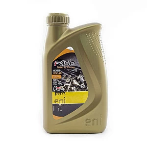Масло моторное полусинтетическое 4-х тактное для мотодвигателей eni i-Ride moto 10W40 1л