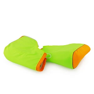 Муфты Rolling Moto на руль кислотно-зеленые, флисовые твердые