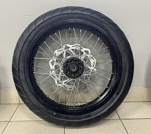 Колеса МОТАРД комп-т ZR, Sport Pro, CR-Z (диски алюм, шины110/70-17,130/70-17, зв. 520x50) ось20/25