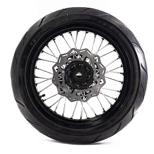 Колеса МОТАРД комп-т ZR, Sport Pro, CR-Z (диски алюм, шины110/70-17,130/70-17, зв. 520x50) ось 20/25