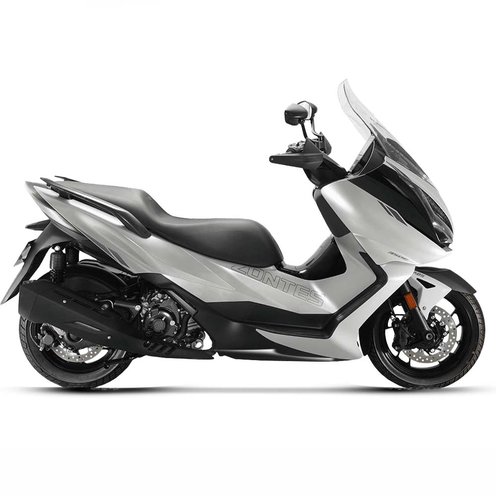 Максискутер ZONTES ZT350-E (ZT1P77MP EFI) 15/14 (2023 г.) ПТС (серебристый)