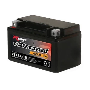 Мотоциклетный аккумулятор RDrive extremal Gold YTX7A-GEL (2024)