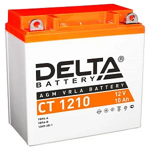 АКБ DELTA  CT 1210 YTX10-BS (135 х 78 х 138)
