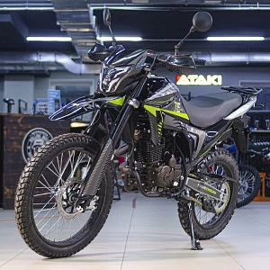 Мотоцикл Regulmoto TE (Tour Enduro) PR, 6 скоростей (Черный/ зеленый)