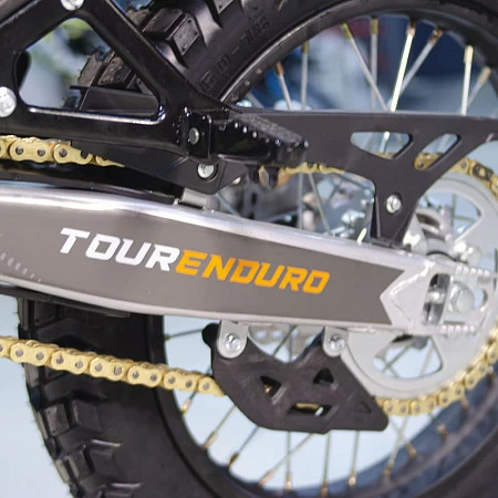 Мотоцикл Regulmoto TE (Tour Enduro) PR, 6 скоростей (Черный/ оранжевый)